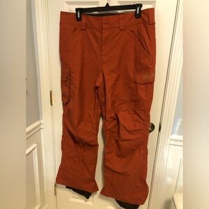 Burton men’s XL snowboard pants. Orange. Excellent condition. Like new